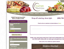 Tablet Screenshot of caternation.com